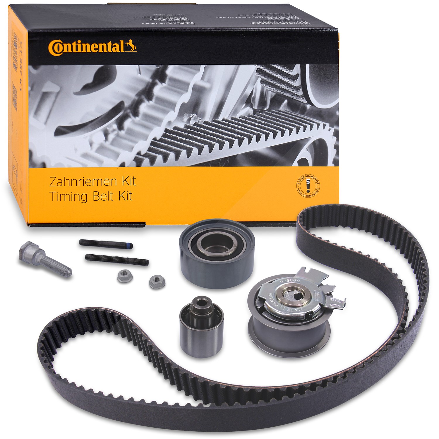 Continental Ctam Zahnriemensatz [Hersteller-Nr. CT1051K2] für VW, Audi, Skoda, Seat
