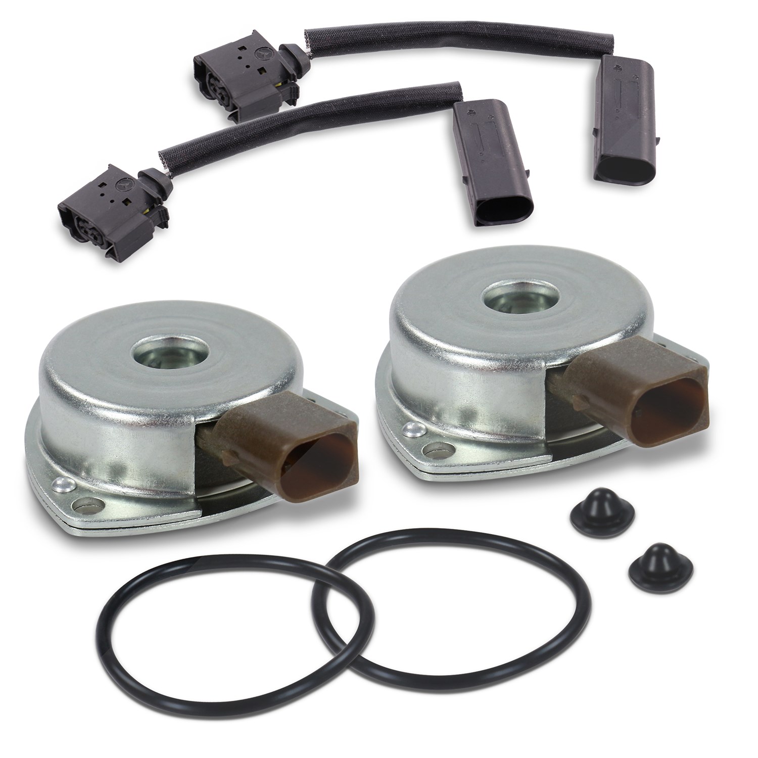 Bestprice 2x Zentralmagnet Nockenwellenverstellung + Anschlußkabel [Hersteller-Nr. 40391438] für Mercedes-Benz