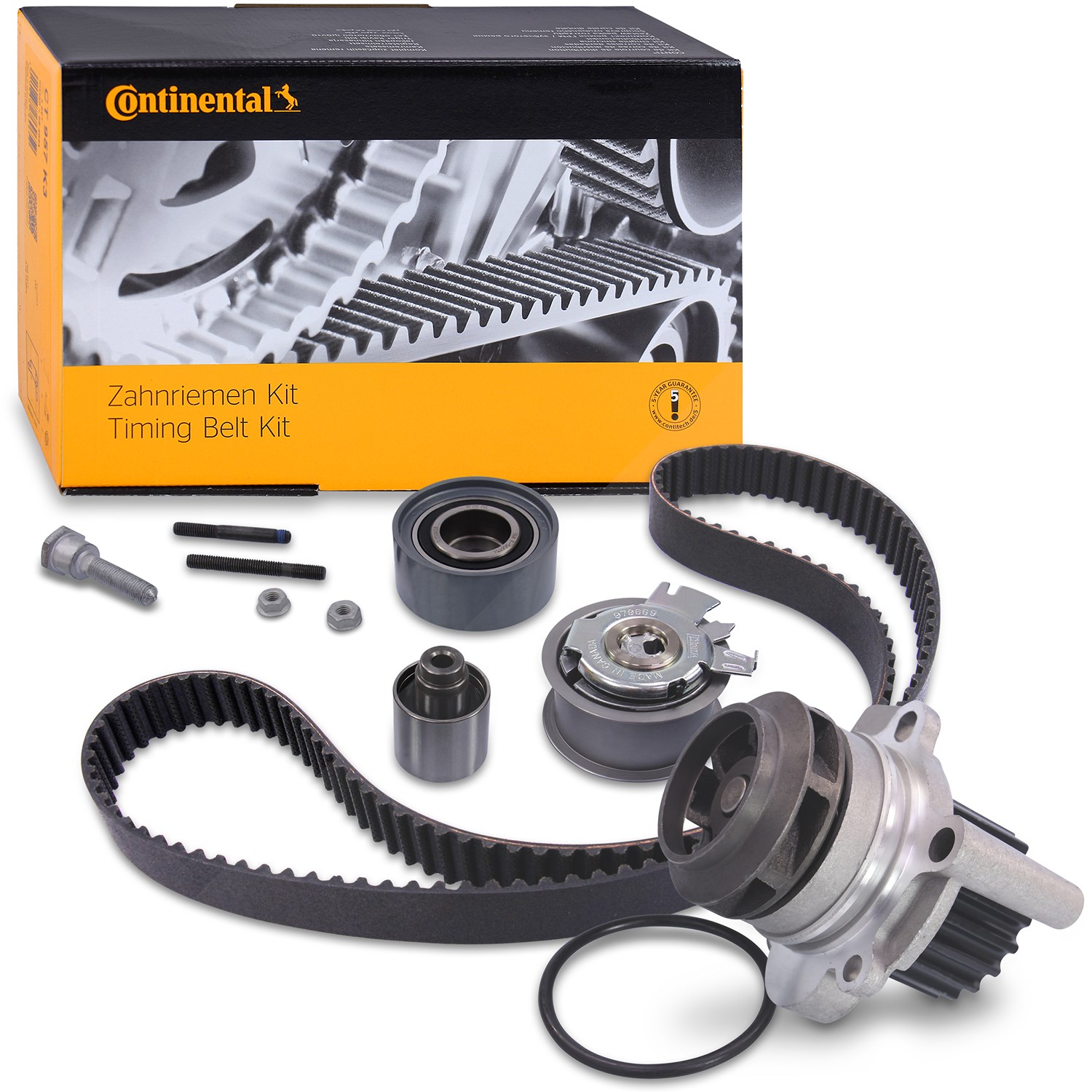 Continental Ctam Satz CONTITECH Zahnriemen +Wasserpumpe [Hersteller-Nr. 34005476] für VW, Skoda