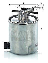 Mann-filter Kraftstofffilter [Hersteller-Nr. WK9067] für Nissan