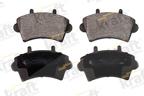 Kraft Automotive Bremsbelagsatz, Scheibenbremse [Hersteller-Nr. 6001710] für Renault, Nissan, Opel