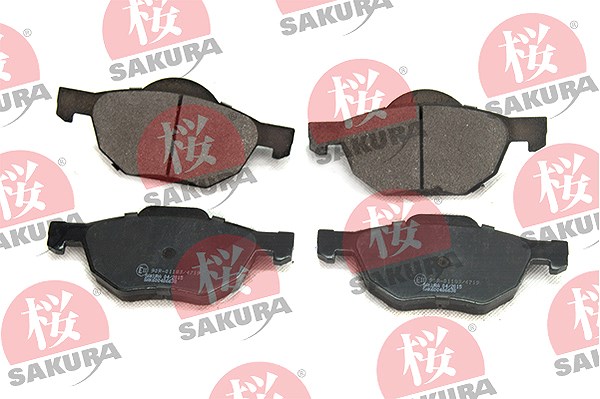 Sakura Bremsbelagsatz, Scheibenbremse [Hersteller-Nr. 600-40-6638] für Honda