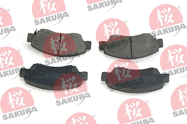 Sakura Bremsbelagsatz, Scheibenbremse [Hersteller-Nr. 600-40-6696] für Honda