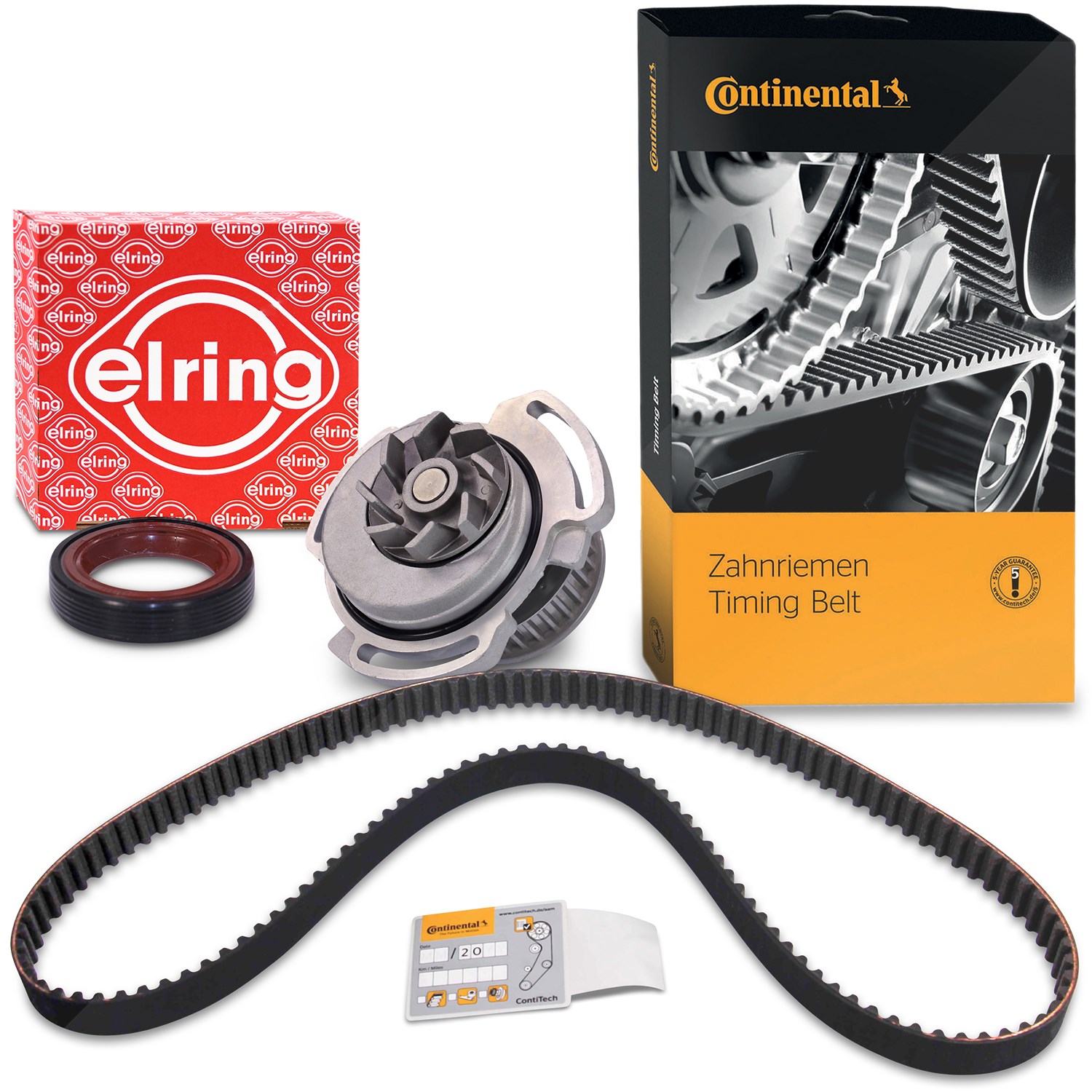 Continental Ctam Satz CONTITECH Zahnriemen + BP Wasserpumpe [Hersteller-Nr. 34005546] für VW, Seat