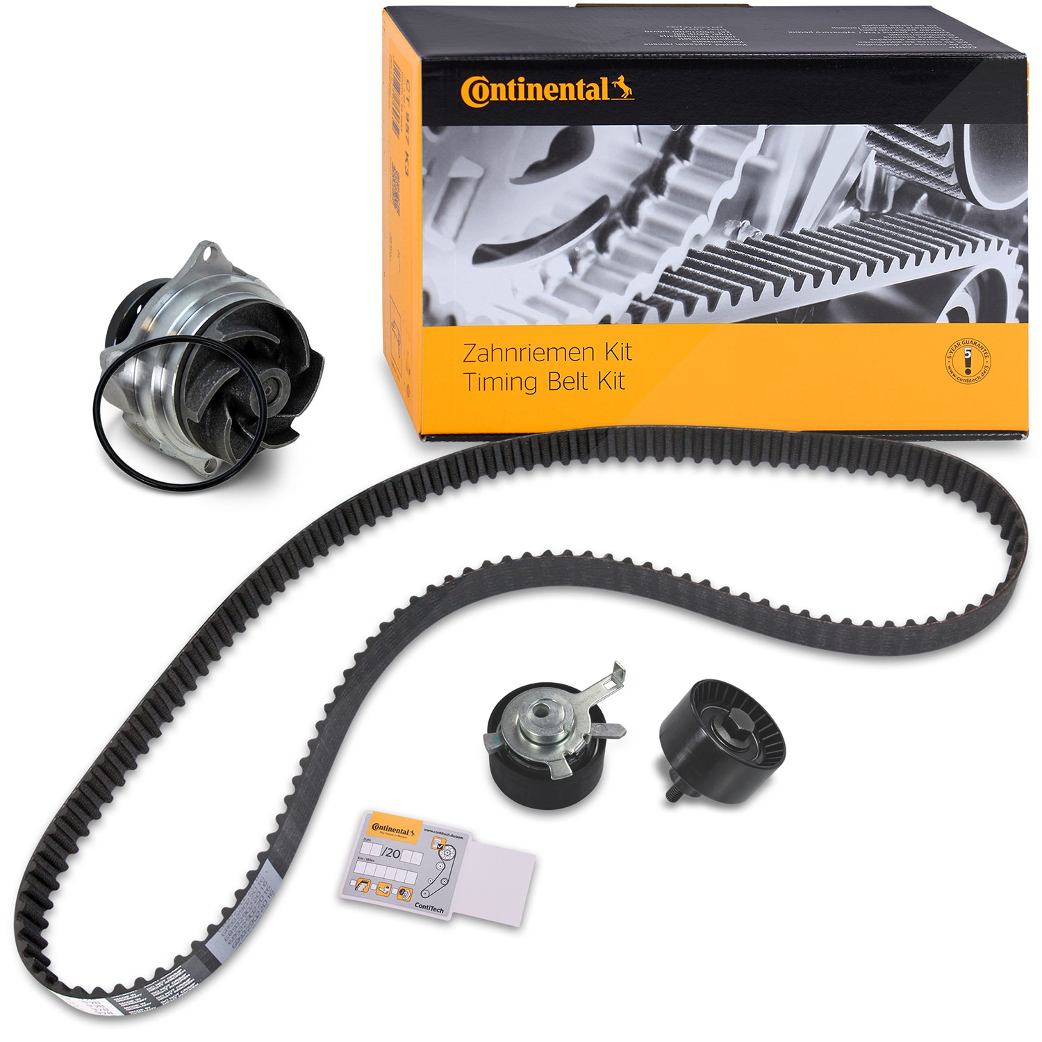 Continental Ctam Satz CONTITECH Zahnriemensatz +BP Wasserpumpe [Hersteller-Nr. 34005589] für Ford