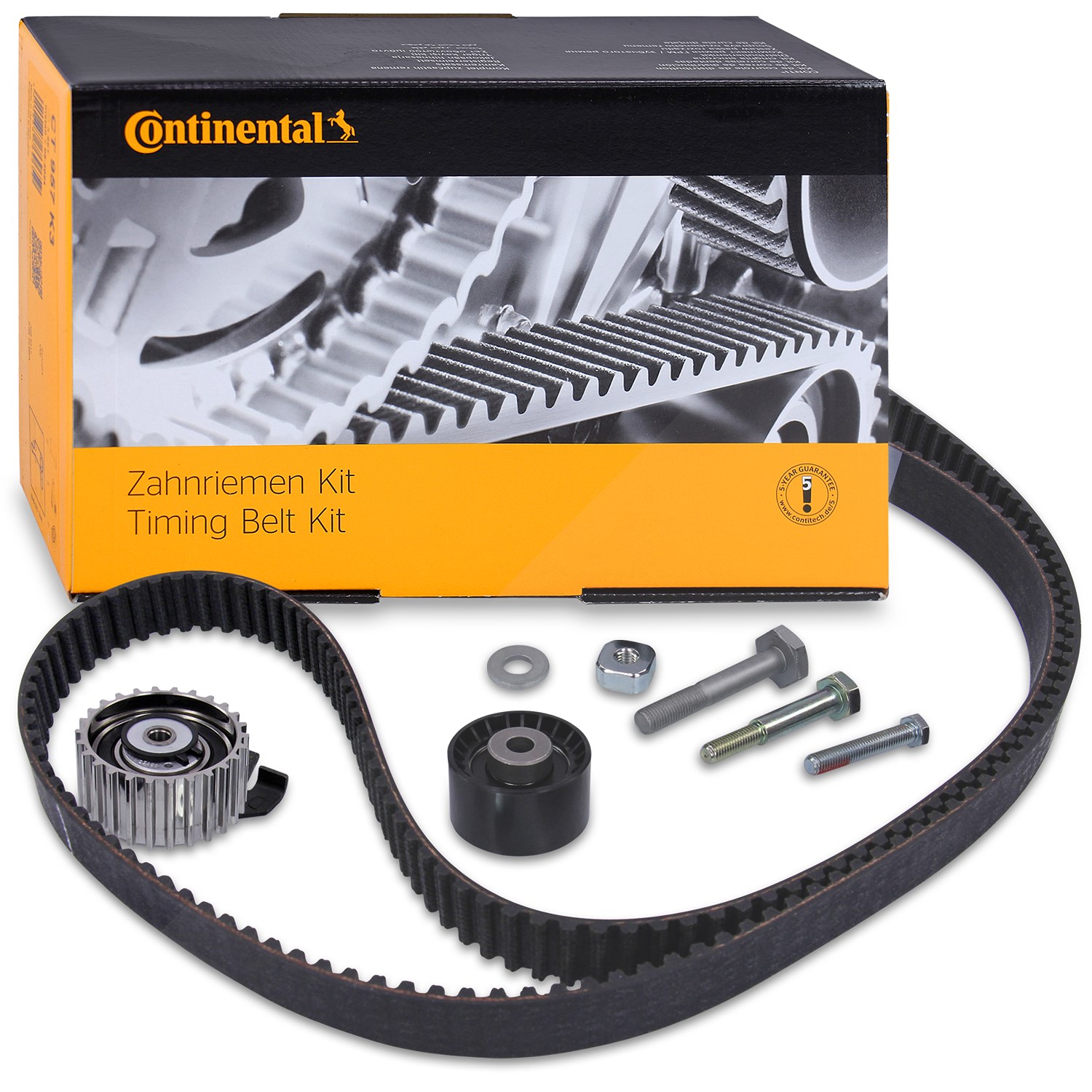Continental Ctam Zahnriemensatz CONTI SYNCHROBELT® KIT [Hersteller-Nr. CT1105K3] für Alfa Romeo, Saab, Fiat, Jeep, Vauxhall, Opel, Chevrolet, Lancia,