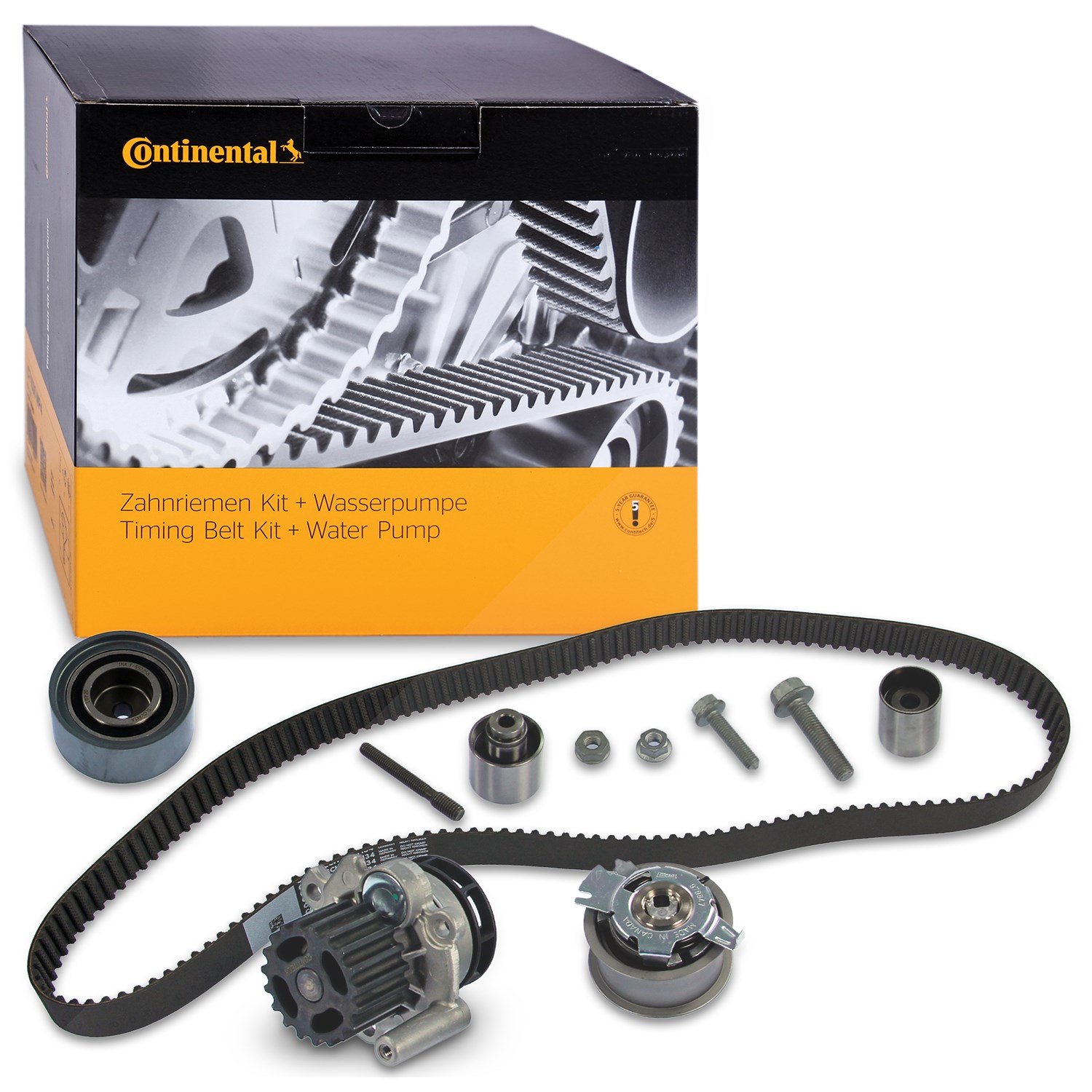 Continental Ctam Wasserpumpe + Zahnriemensatz [Hersteller-Nr. CT1134WP2] für VW, Audi, Seat