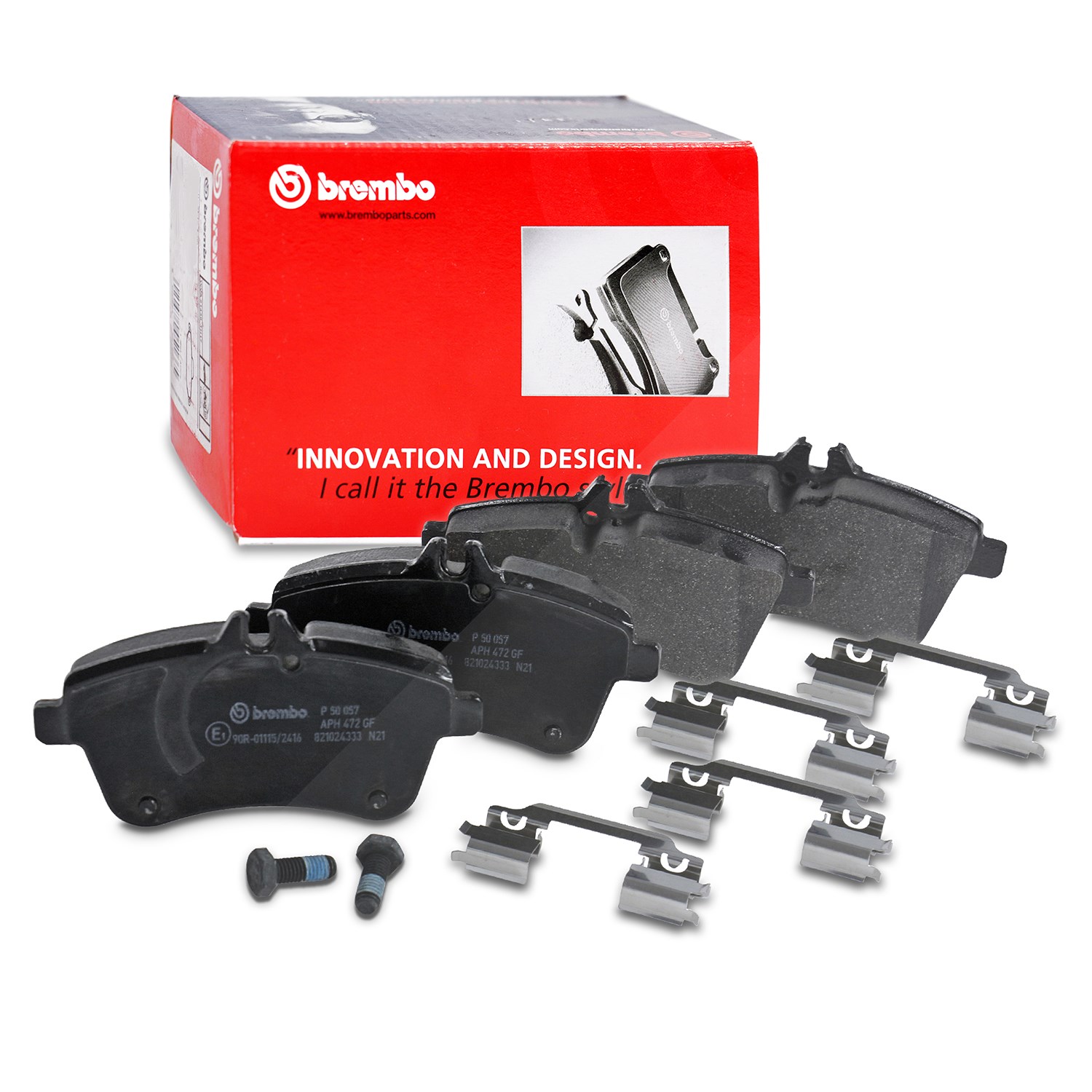 Brembo Bremsbelagsatz vorne [Hersteller-Nr. P50057] für Mercedes-Benz