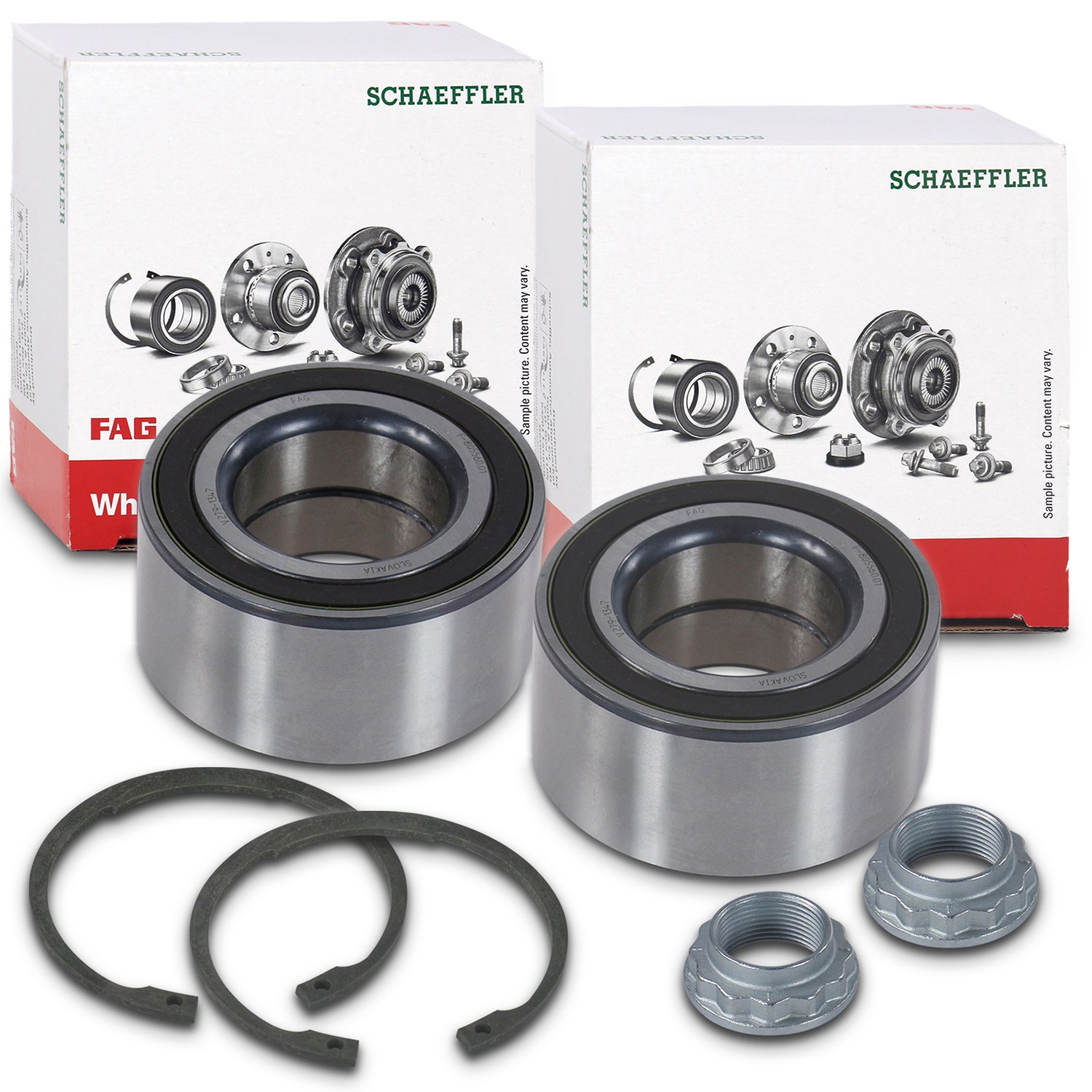 Schaeffler Fag 2x Radlagersatz hinten [Hersteller-Nr. 713649420] für BMW