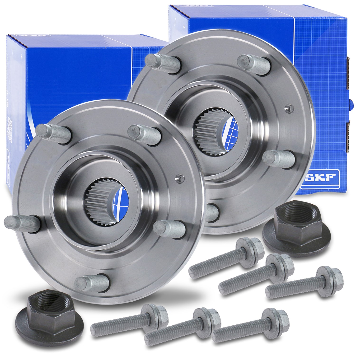 Skf 2x Radlagersatz vorne [Hersteller-Nr. VKBA6715] für Chevrolet, Vauxhall, Opel