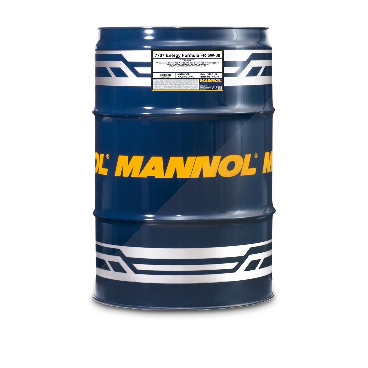 Mannol 208 L 7707 ENERGY FORMULA FR 5W-30 Motoröl [Hersteller-Nr. MN7707-DR]