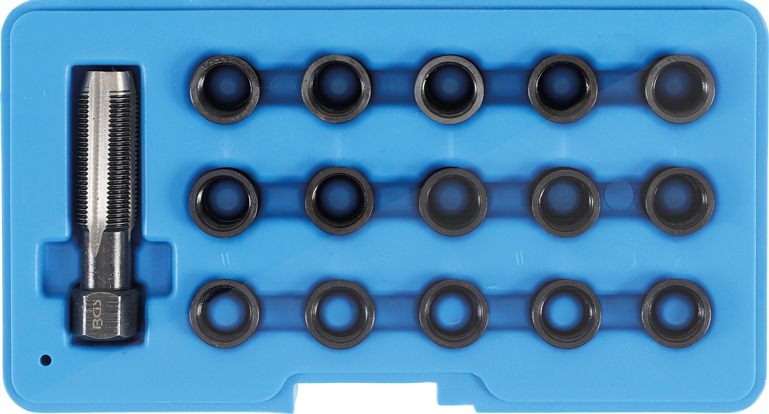 Bgs Reparatursatz für Zündkerzengewinde - M14 x 1,25 mm - 16-tlg. [Hersteller-Nr. 149]
