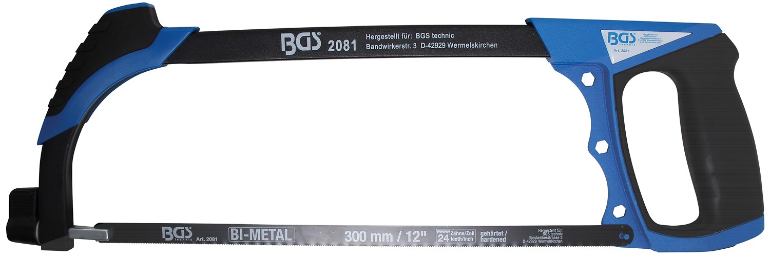 Bgs Aluminium-Sägebogen - inkl. HSS-Sägeblatt - 300 mm [Hersteller-Nr. 2081]
