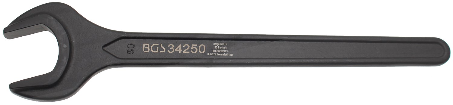 Bgs Einmaulschlüssel - DIN 894 - SW 50 mm [Hersteller-Nr. 34250]