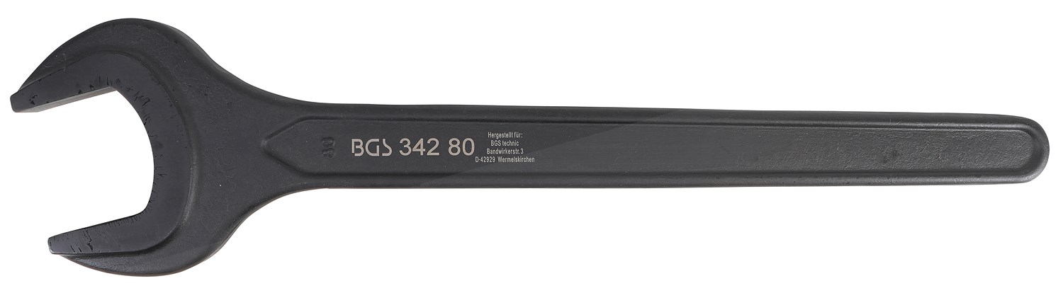 Bgs Einmaulschlüssel - DIN 894 - SW 80 mm [Hersteller-Nr. 34280]