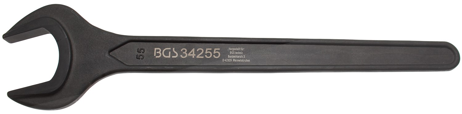 Bgs Einmaulschlüssel - DIN 894 - SW 55 mm [Hersteller-Nr. 34255]