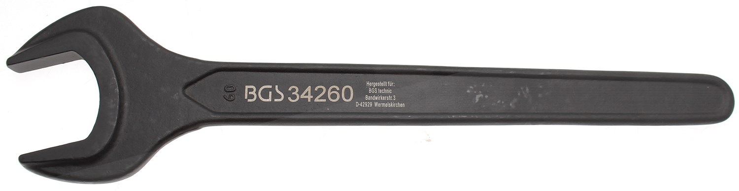 Bgs Einmaulschlüssel - DIN 894 - SW 60 mm [Hersteller-Nr. 34260]