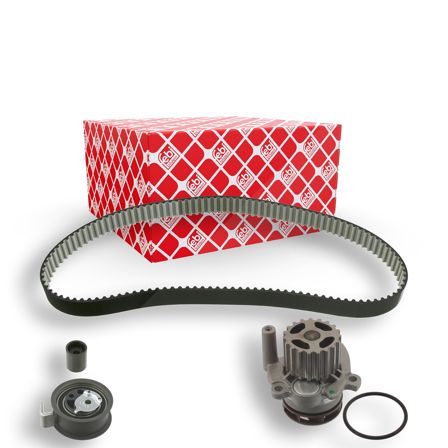 Febi Bilstein Wasserpumpe + Zahnriemensatz [Hersteller-Nr. 45125] für Audi, VW