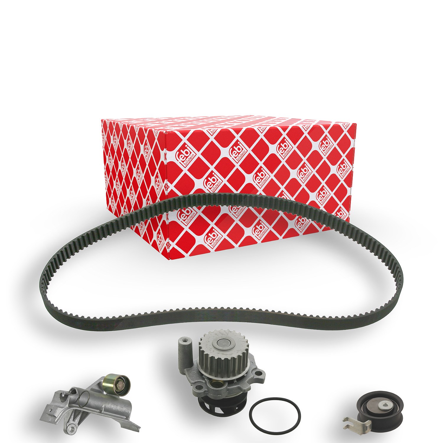 Febi Bilstein Wasserpumpe + Zahnriemensatz [Hersteller-Nr. 45128] für Audi, Skoda, VW, Seat