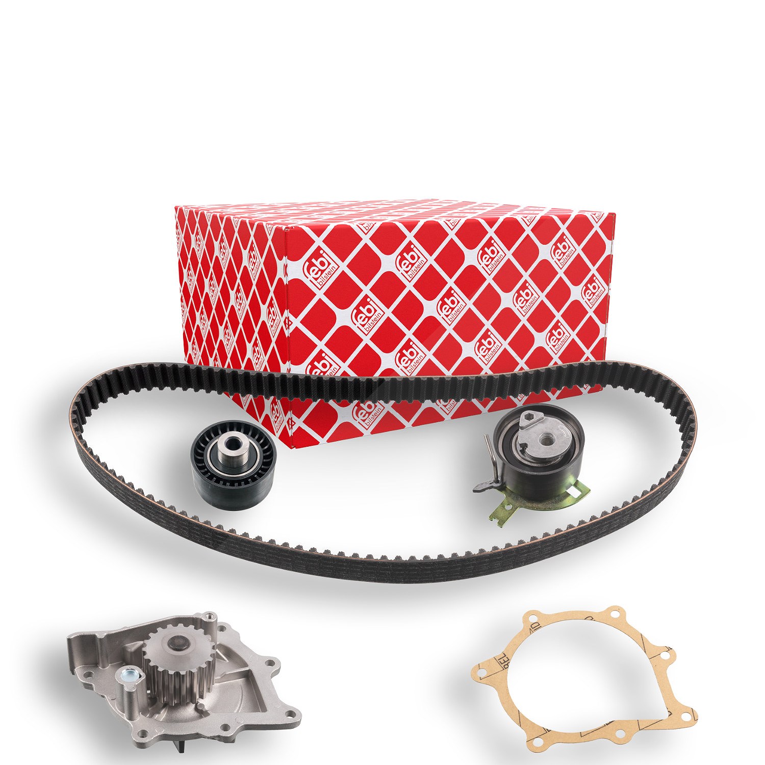 Febi Bilstein Wasserpumpe + Zahnriemensatz [Hersteller-Nr. 45175] für Mitsubishi, Lancia, Ford, Peugeot, Fiat, Citroën, Jaguar, Land Rover