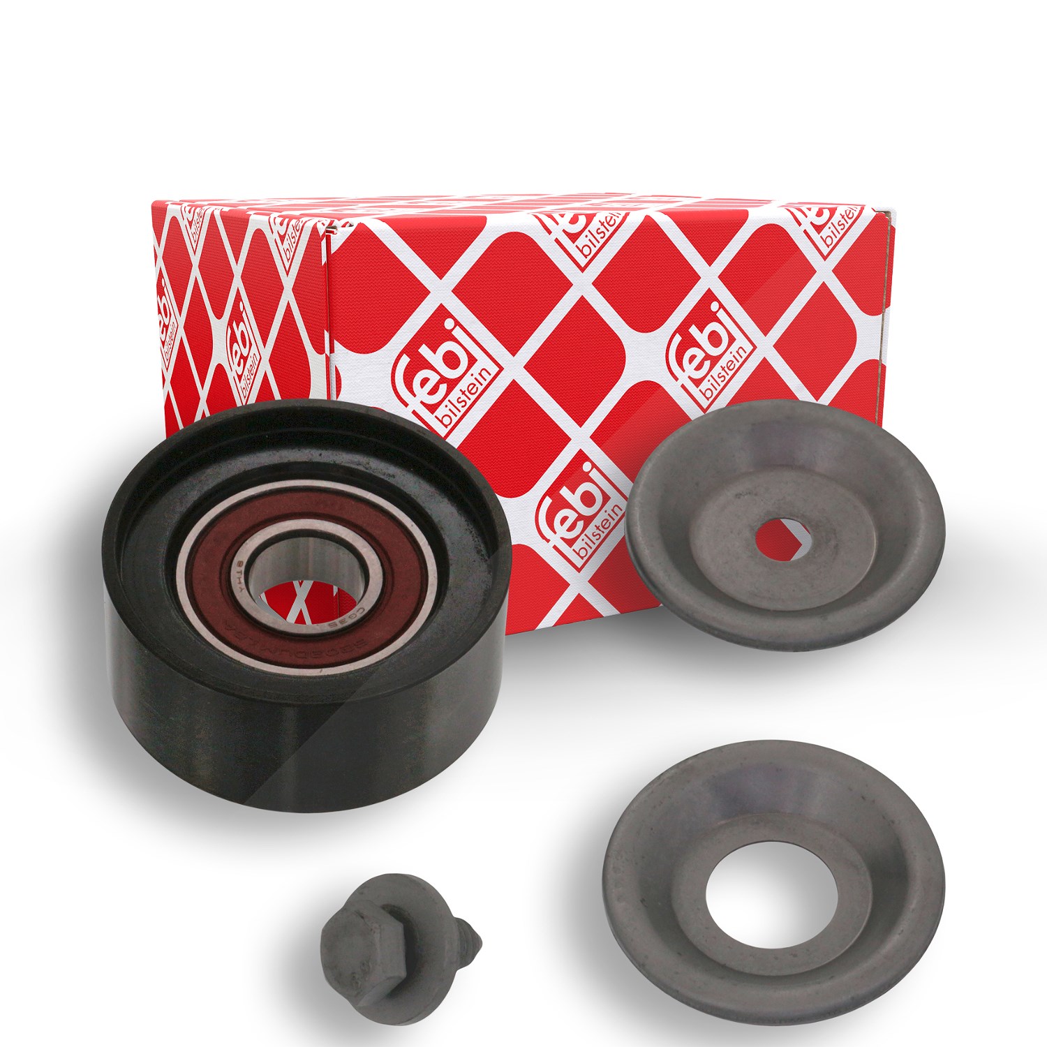 Febi Bilstein Umlenk-/Führungsrolle, Keilrippenriemen [Hersteller-Nr. 100155] für Dacia, Renault