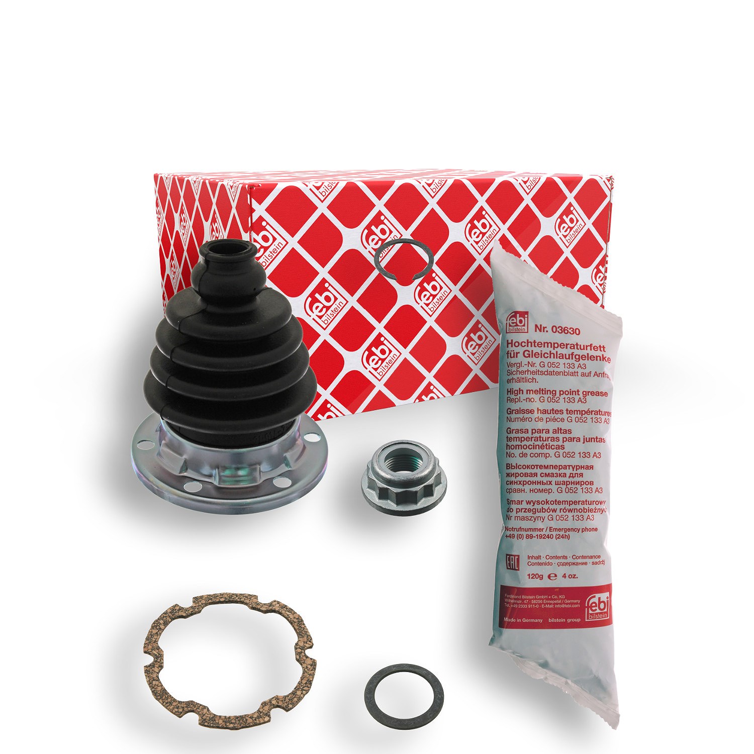 Febi Bilstein Faltenbalgsatz, Antriebswelle [Hersteller-Nr. 101119] für Audi, Skoda, VW, Seat