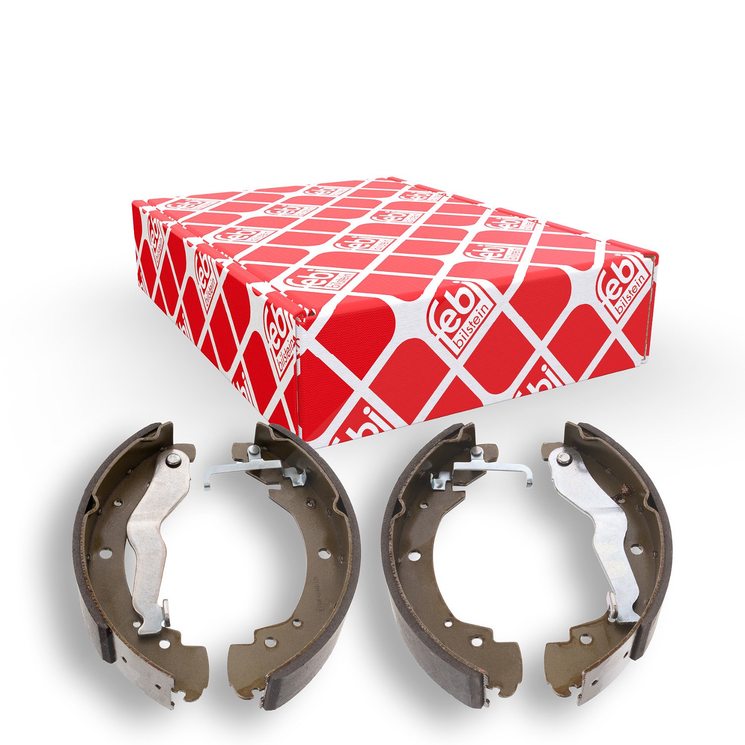 Febi Bilstein Bremsbackensatz Trommelbremse Hinterachse [Hersteller-Nr. 02910] für VW