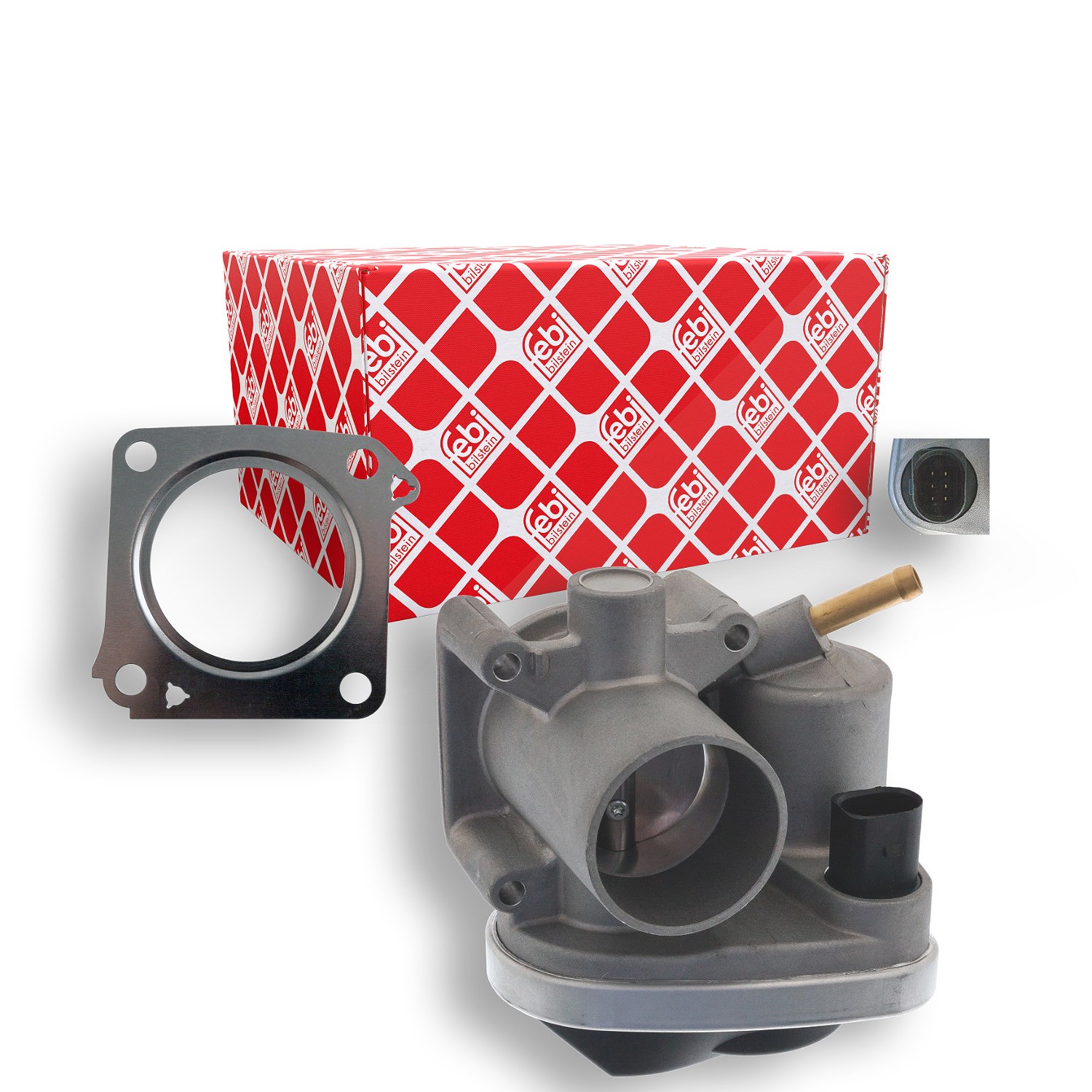 Febi Bilstein Drosselklappenstutzen [Hersteller-Nr. 104107] für VW, Skoda, Seat, Audi