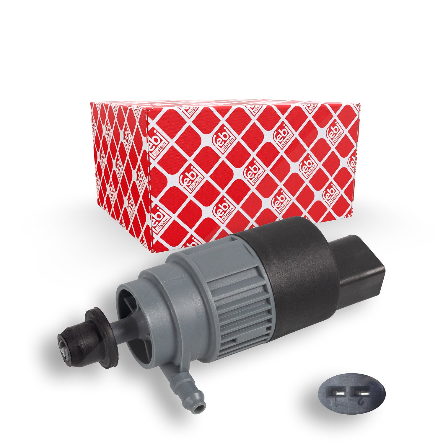 Febi Bilstein Waschwasserpumpe, Scheibenreinigung [Hersteller-Nr. 109290] für Nissan, Suzuki, Vauxhall, Chevrolet, Honda, Opel