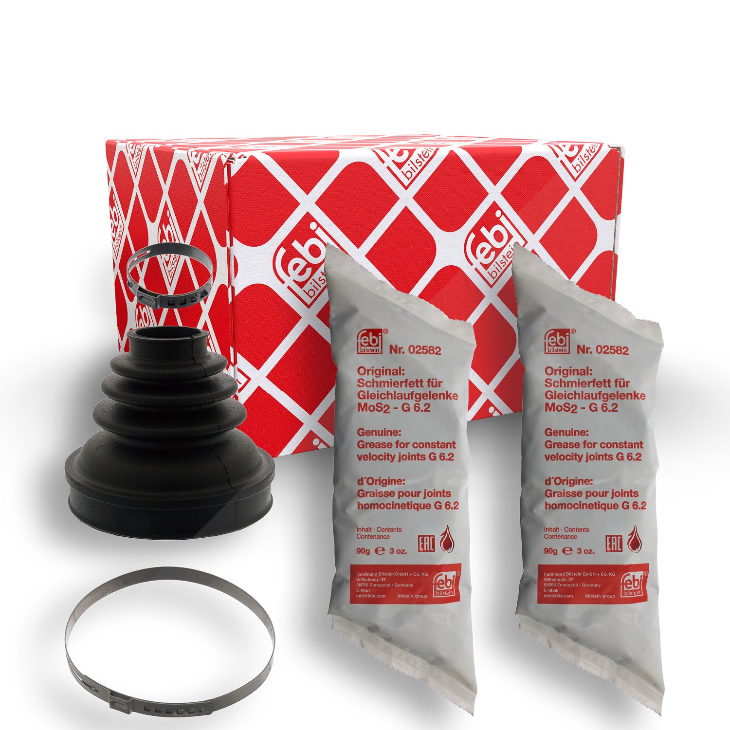 Febi Bilstein Faltenbalgsatz, Antriebswelle [Hersteller-Nr. 100209] für Fiat, Vauxhall, Toyota, Citroën, Opel, Ds, Peugeot
