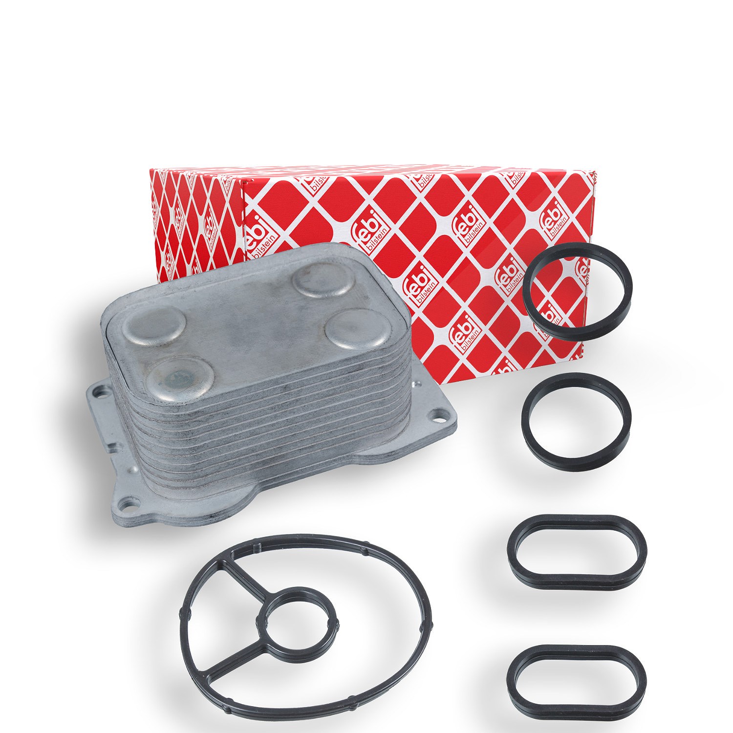 Febi Bilstein Ölkühler, Motoröl [Hersteller-Nr. 107180] für Citroën, Fiat, Peugeot, Ford