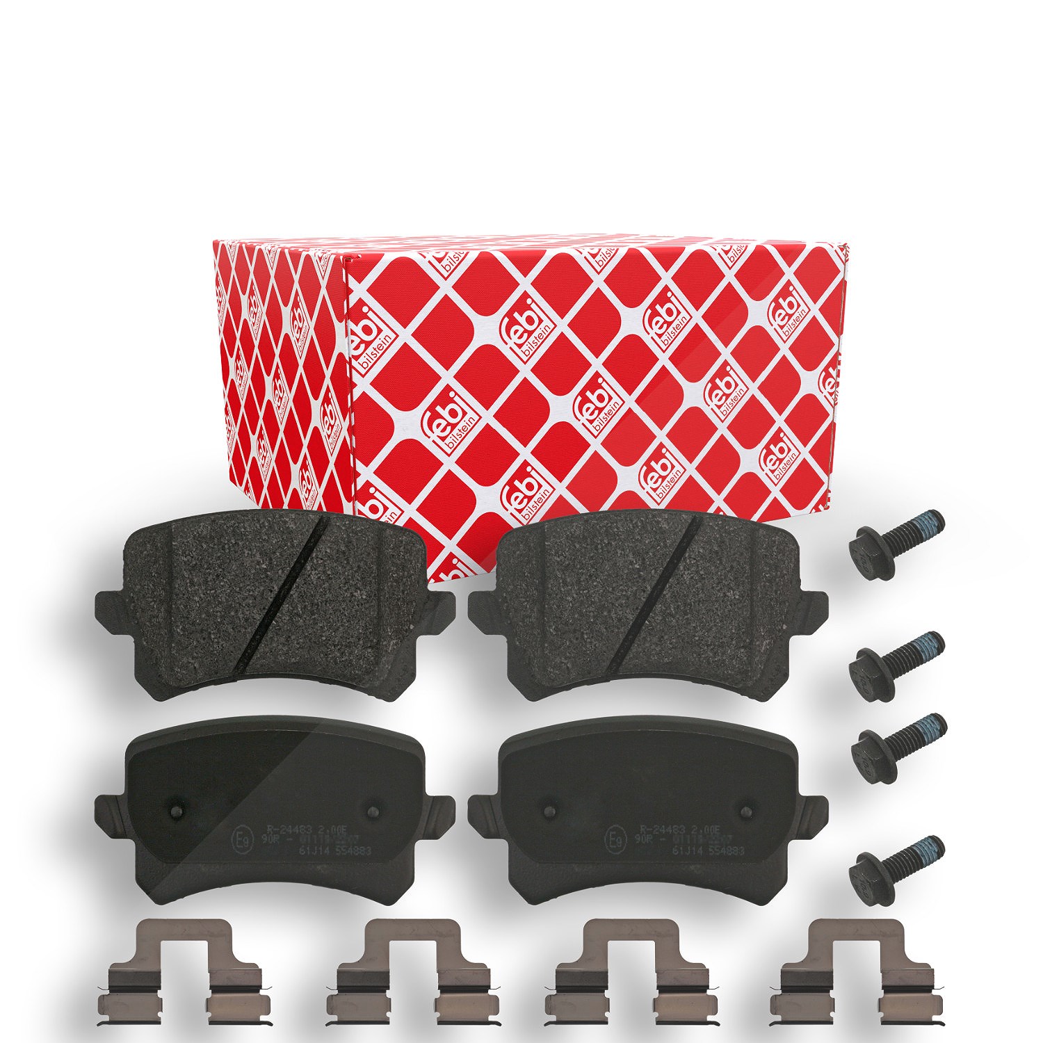 Febi Bilstein Bremsbelagsatz, Scheibenbremse [Hersteller-Nr. 16991] für Seat, VW, Audi