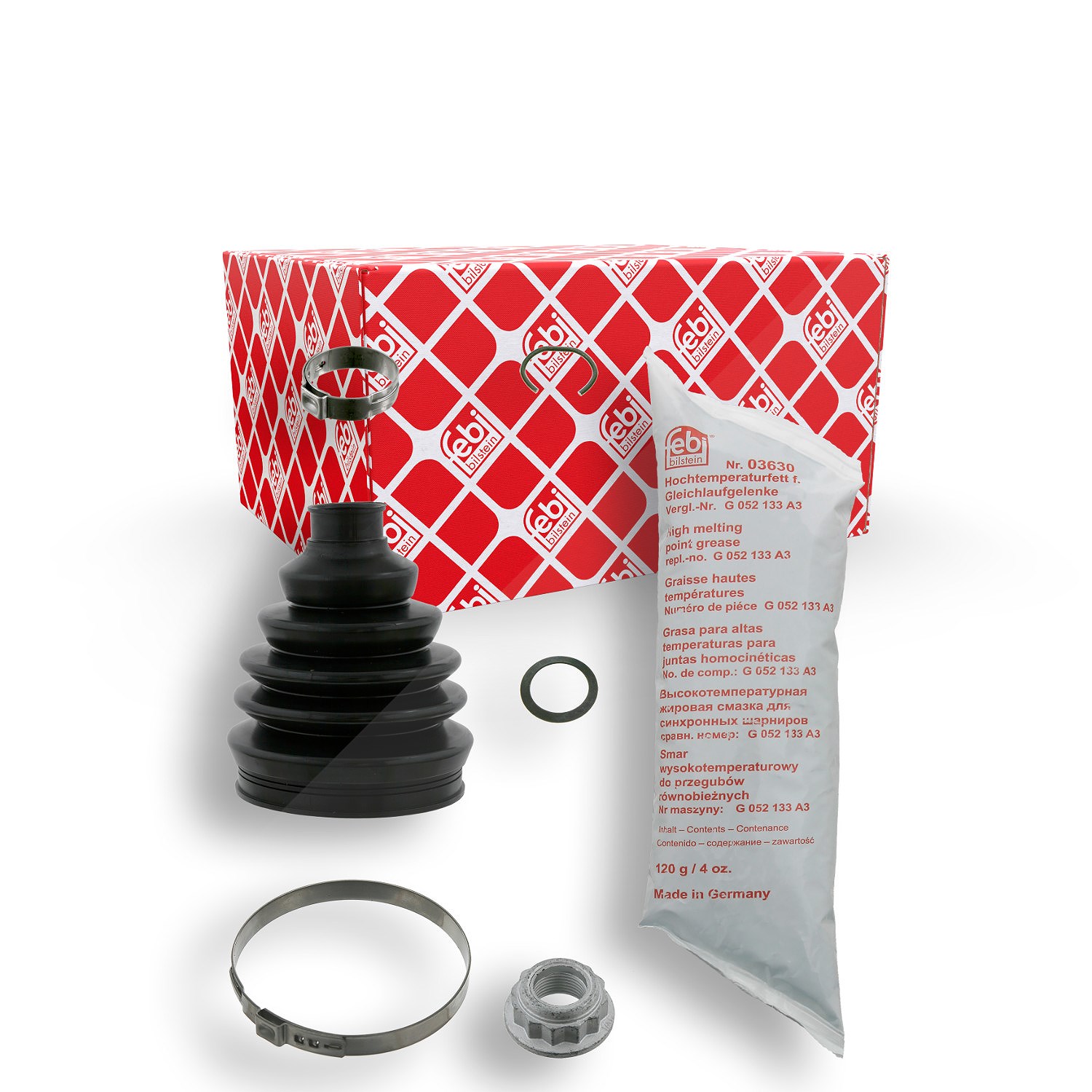 Febi Bilstein Faltenbalgsatz, Antriebswelle [Hersteller-Nr. 15848] für Seat, Skoda, VW, Audi