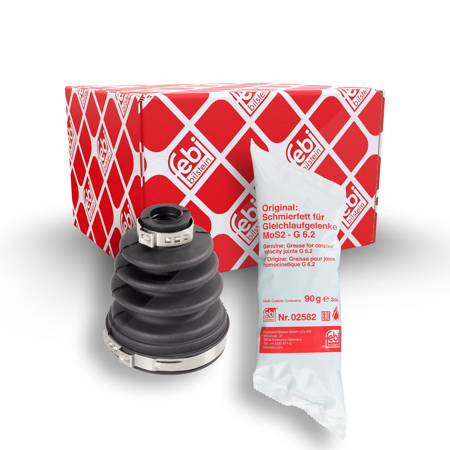Febi Bilstein Faltenbalgsatz, Antriebswelle [Hersteller-Nr. 171747] für VW, Skoda, Seat