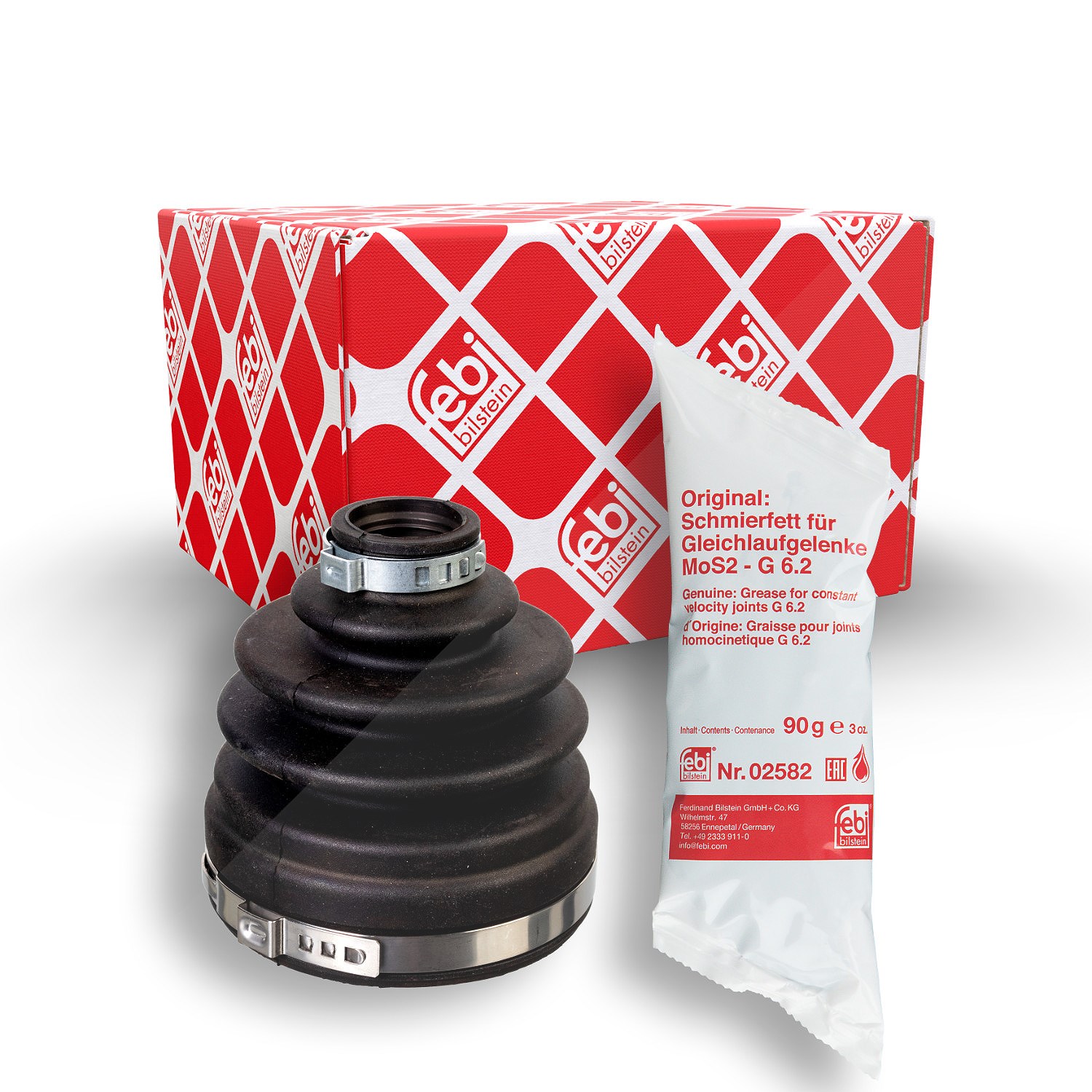 Febi Bilstein Faltenbalgsatz, Antriebswelle [Hersteller-Nr. 172466] für Kia, Hyundai