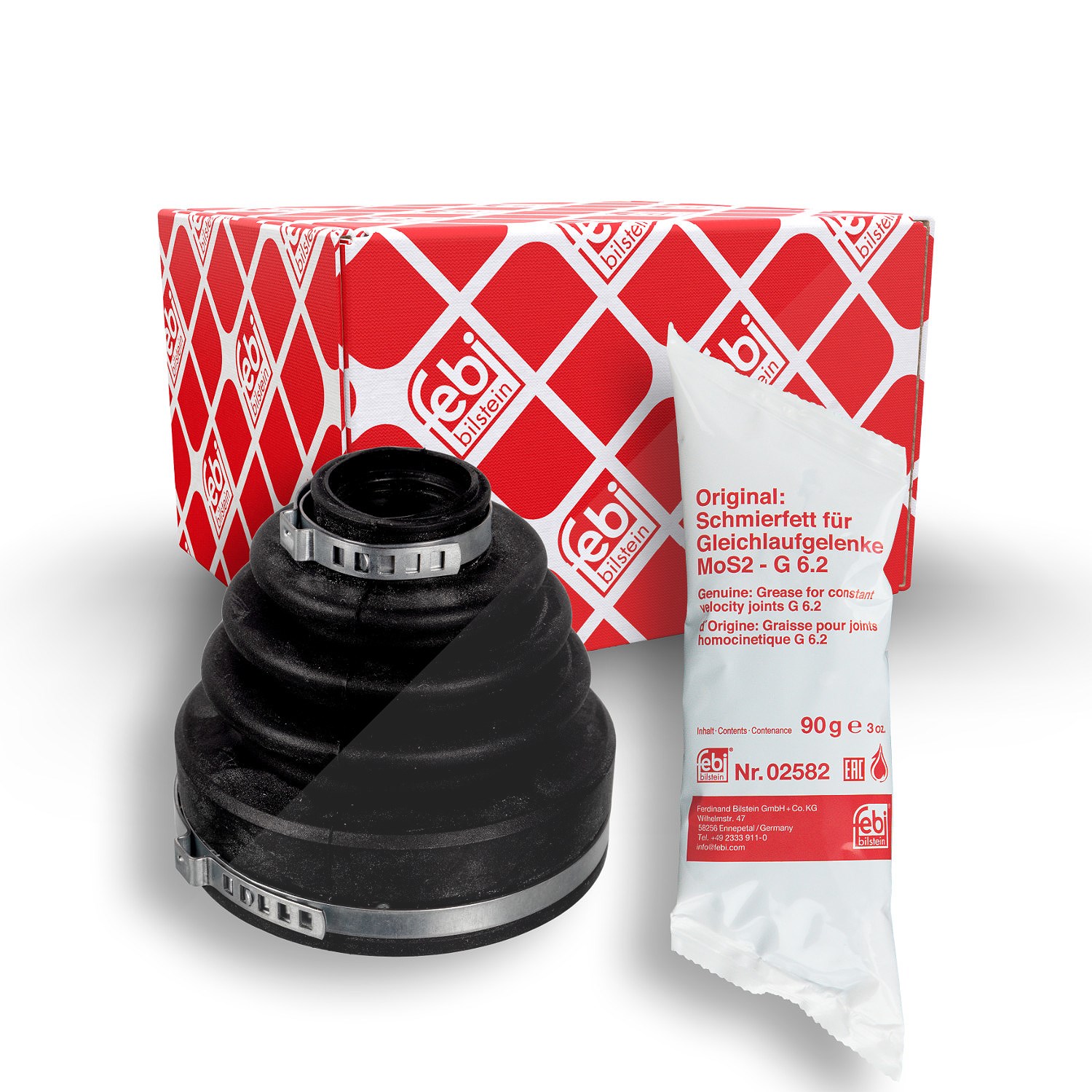 Febi Bilstein Faltenbalgsatz, Antriebswelle [Hersteller-Nr. 173033] für Renault