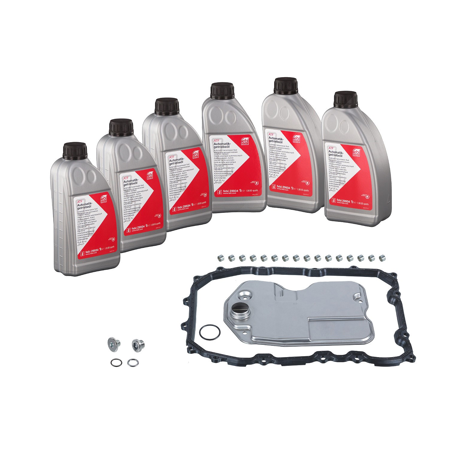 Febi Bilstein Teilesatz, Ölwechsel-Automatikgetriebe [Hersteller-Nr. 171776] für Audi, Porsche, VW