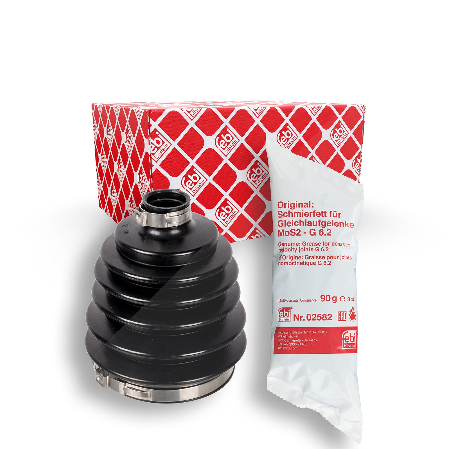 Febi Bilstein Faltenbalgsatz, Antriebswelle [Hersteller-Nr. 172664] für Seat, Audi, Skoda, VW