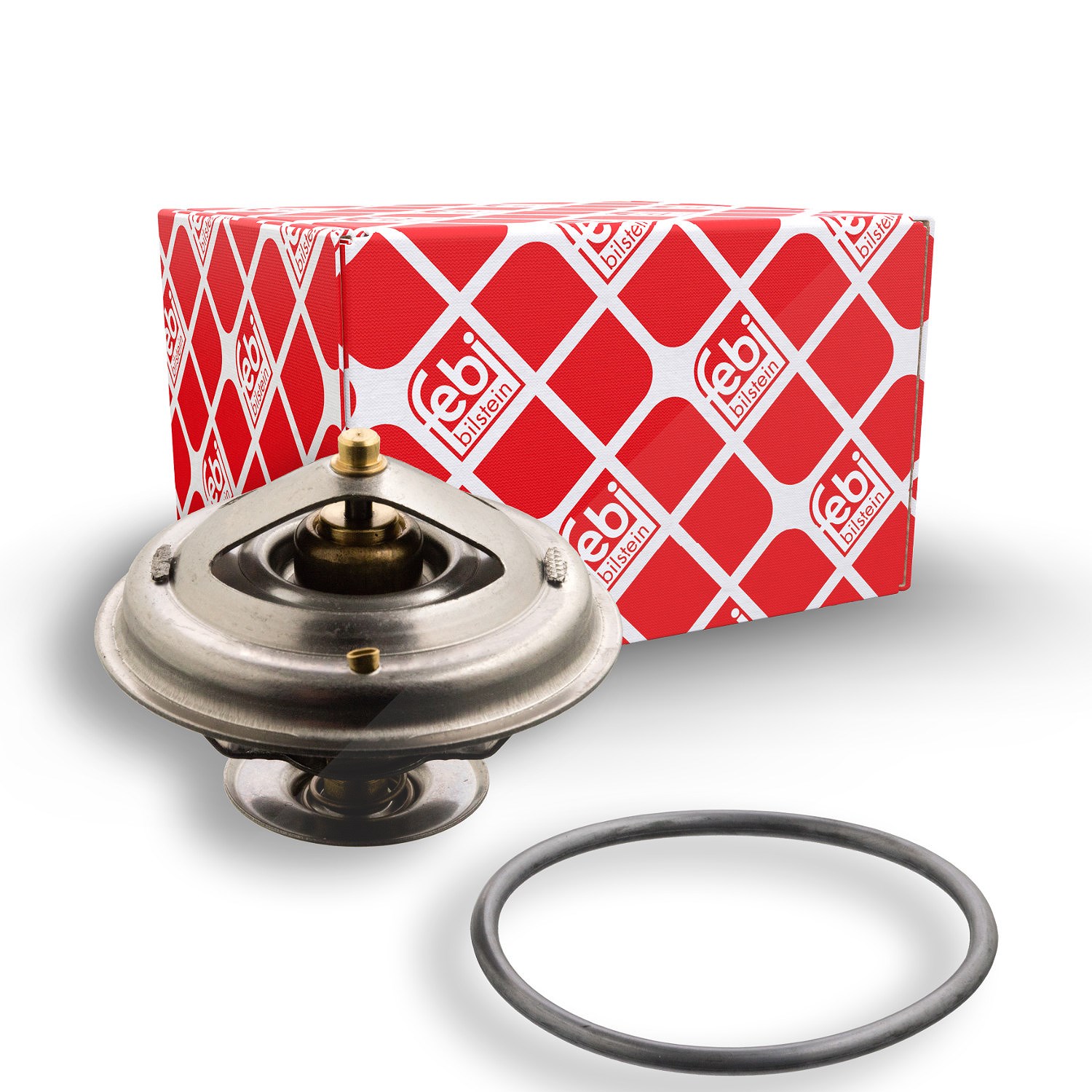 Febi Bilstein Thermostat mit Dichtung 80 °C [Hersteller-Nr. 18292] für Mercedes-Benz, Ford, VW