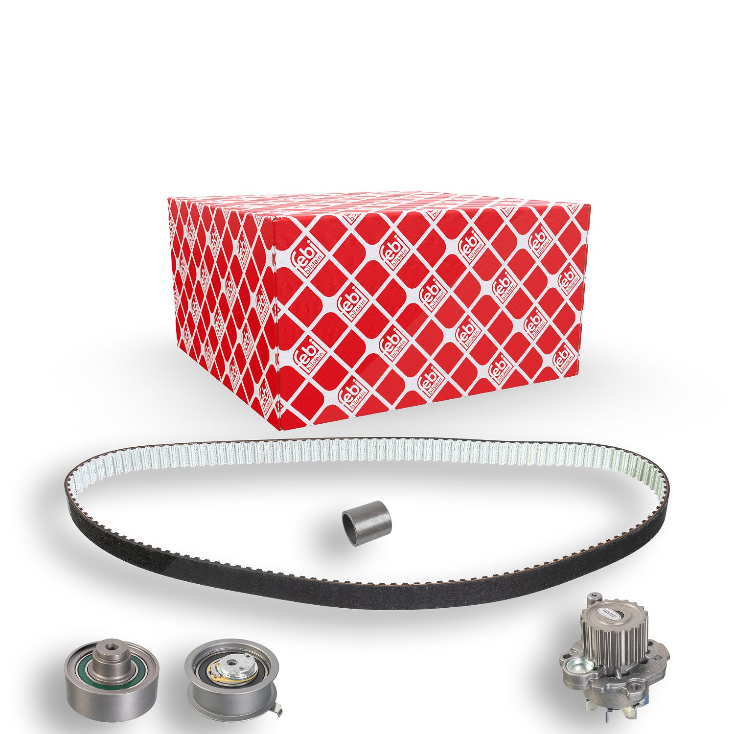 Febi Bilstein Wasserpumpe + Zahnriemensatz [Hersteller-Nr. 32743] für Skoda, VW, Seat