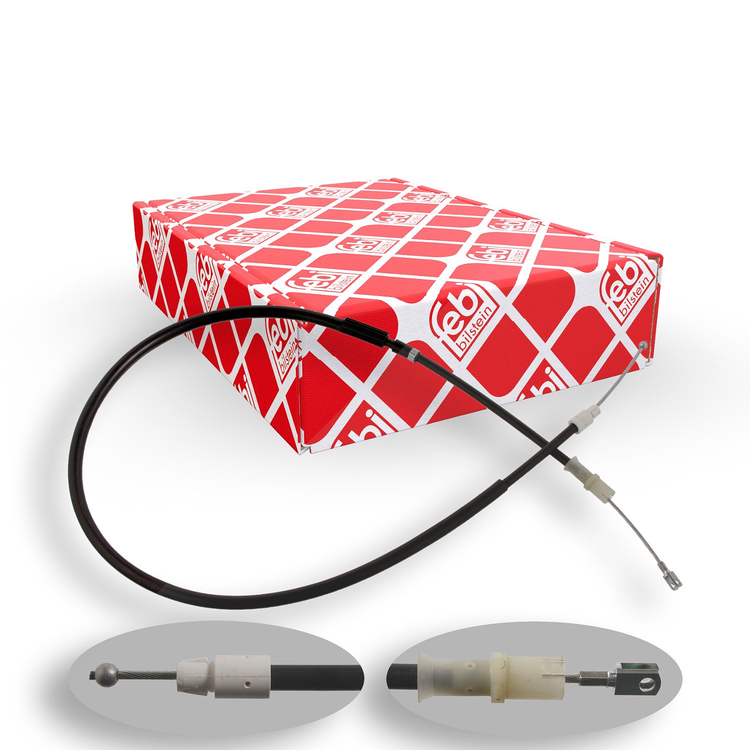 Febi Bilstein Handbremsseil Scheibenbremse Hinterachse [Hersteller-Nr. 37272] für Mercedes-Benz, VW