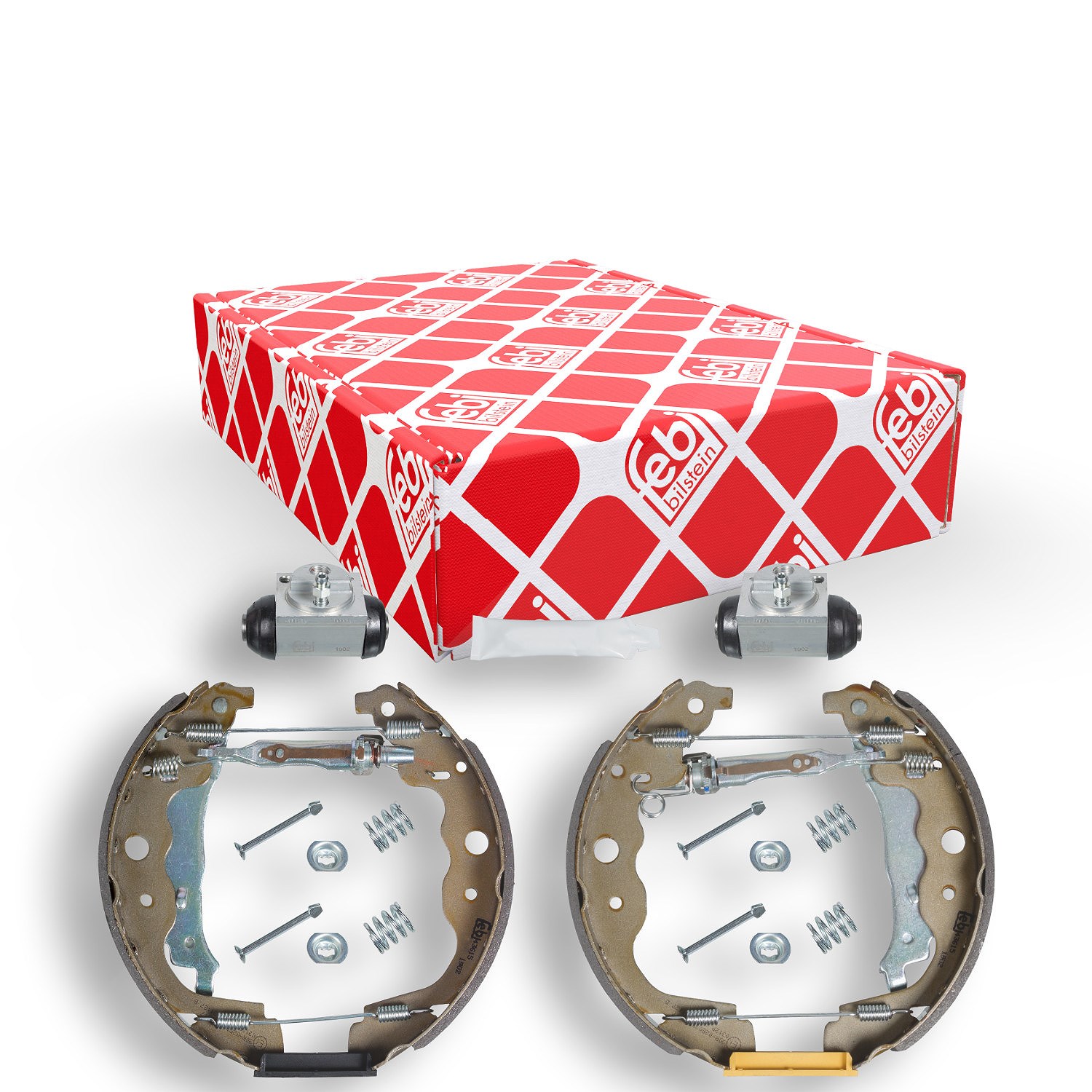 Febi Bilstein Bremsbackensatz vormontiert [Hersteller-Nr. 43615] für Mercedes-Benz, Dacia, Renault