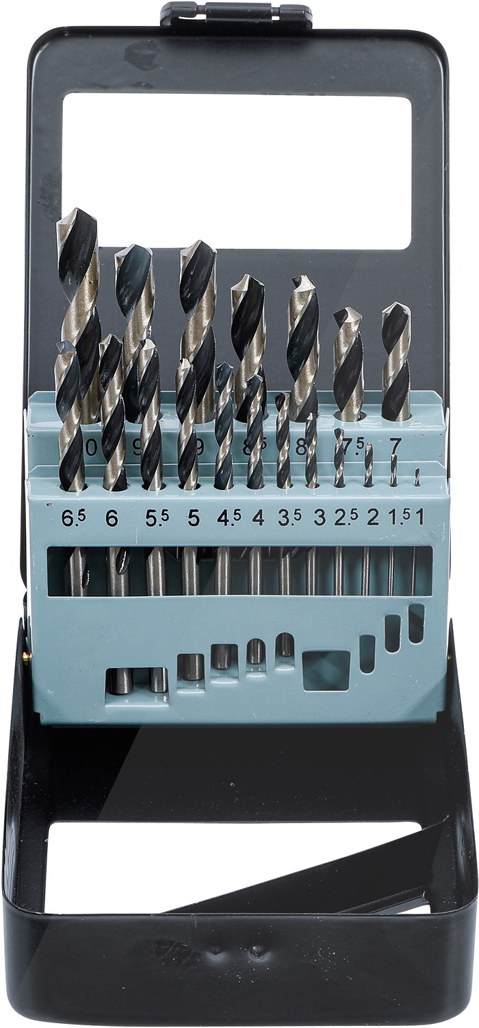 Bgs Do It Yourself HSS-Spiralbohrer-Satz, 1 - 10 mm, 19-tlg. [Hersteller-Nr. 2010]