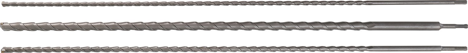 Bgs Do It Yourself Mauer-Durchbruch-Bohrer-Satz, SDS-Schaft, 12 / 16 / 24 mm, 3-tlg. [Hersteller-Nr. 2012]