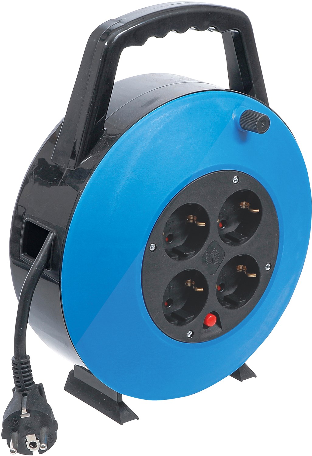 Bgs Do It Yourself Kabelbox, 10 m, 3 x 1,5 mm², 4 Steckdosen, IP 20, 3000 W [Hersteller-Nr. 3363]