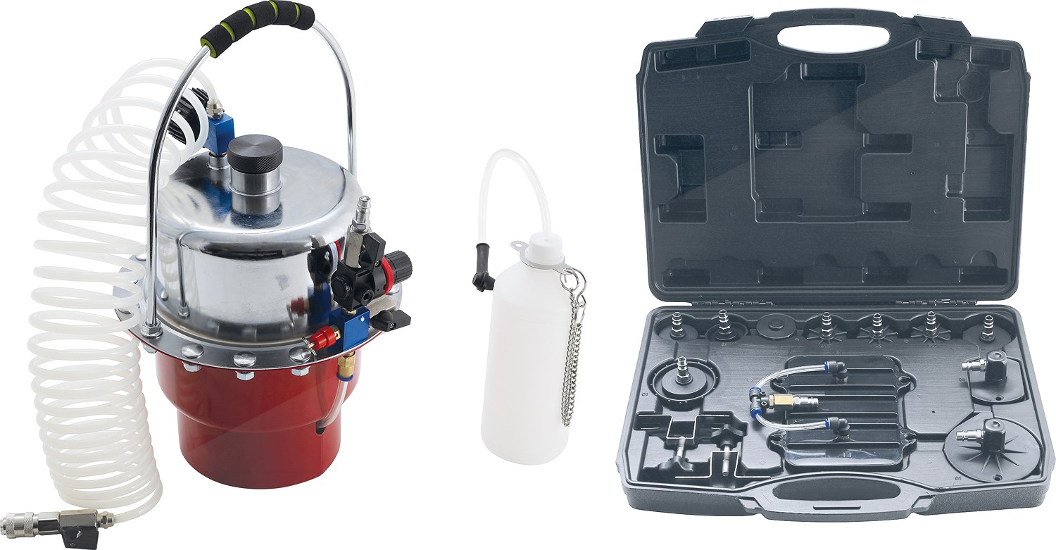 Bgs Do It Yourself Druckluft-Bremsenentlüfter- und Adapter-Satz, 17-tlg. [Hersteller-Nr. 9783]