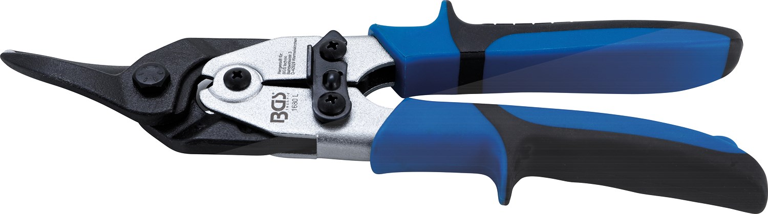 Bgs Blechschere - links / gerade schneidend - 260 mm [Hersteller-Nr. 1680]