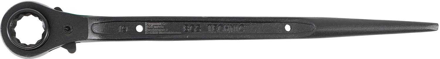 Bgs Gerüstbauer-Knarre - SW 19 x 22 mm [Hersteller-Nr. 310]