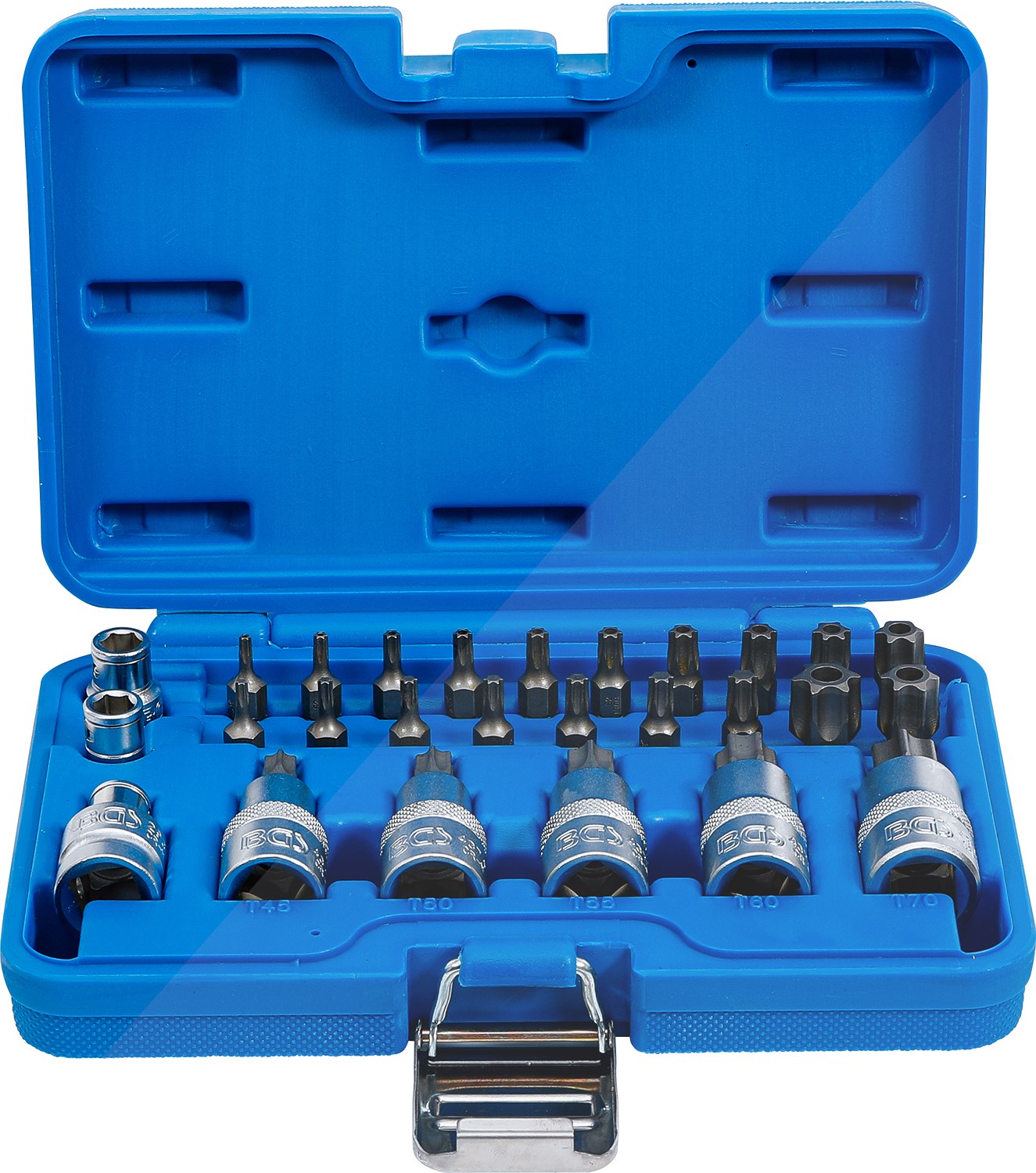 Bgs Bit- und Bit-Einsatz-Satz - 1/2 - T-Profil (für Torx) - 27-tlg. [Hersteller-Nr. 5101]