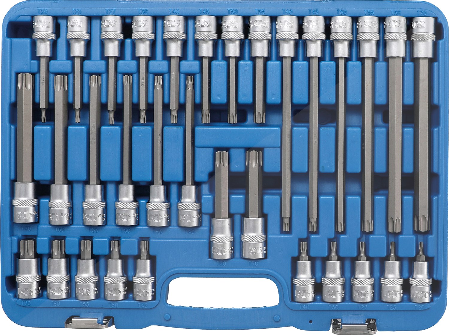 Bgs Bit-Einsatz-Satz - Vierkant 1/2 - T-Profil (für Torx) - 32-tlg. [Hersteller-Nr. 5182]